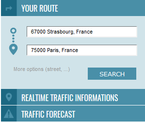 Mautrechner für französische Autobahnen
