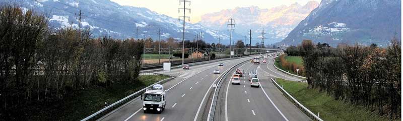 Vignettenvorshrift für schweizer Autobahnen