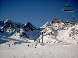 Skiurlaub in den Alpen
